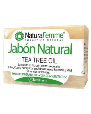 Jabón de árbol del té.