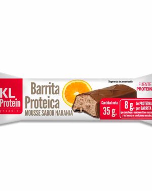 Barrita proteica naranja  mousse