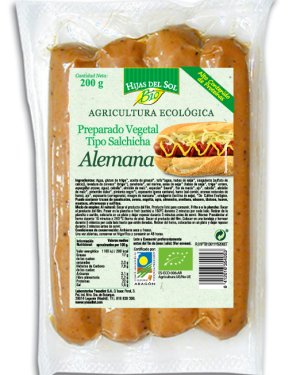 Salchicha vegetal Alemana Ecológica