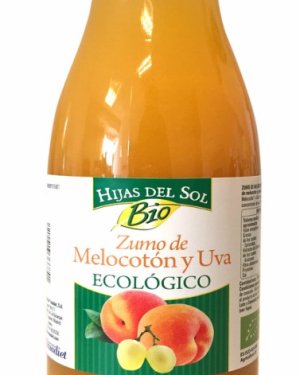 Zumo de melocotón y uva bio