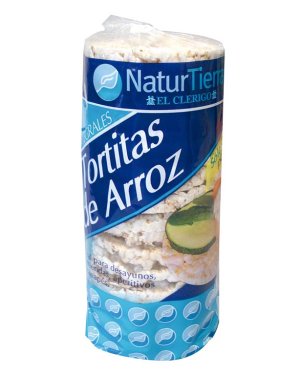Tortas de arroz con sal