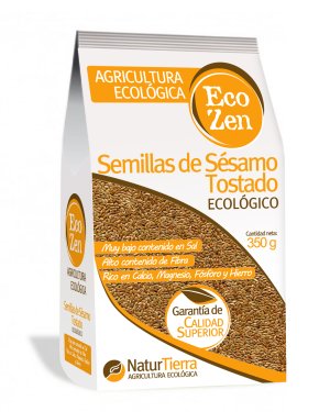 Semillas de sésamo tostado ecológicas