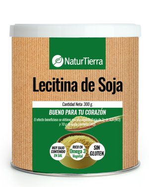 Lecitina de soja granulada bote 300 gr