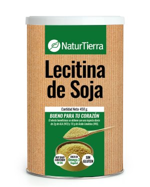 Lecitina de soja granulada bote 450 gr