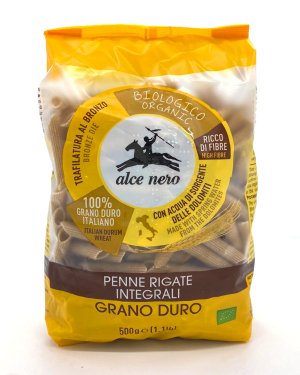 pasta integral macarrones alce nero