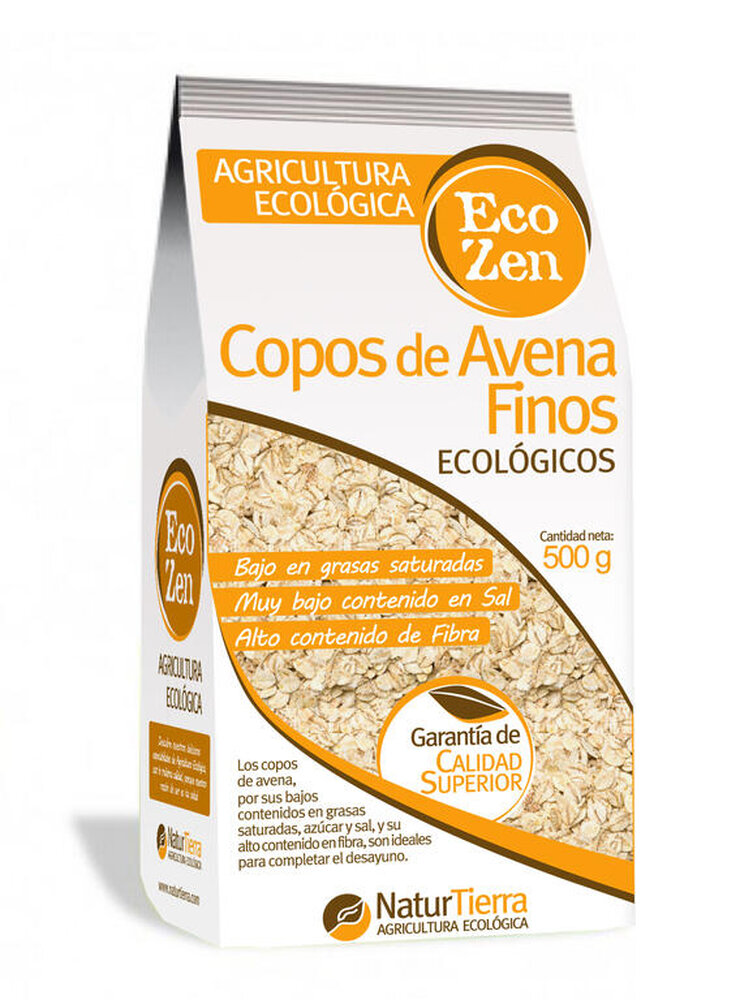 Copos Finos de Avena Integral Ecológicos